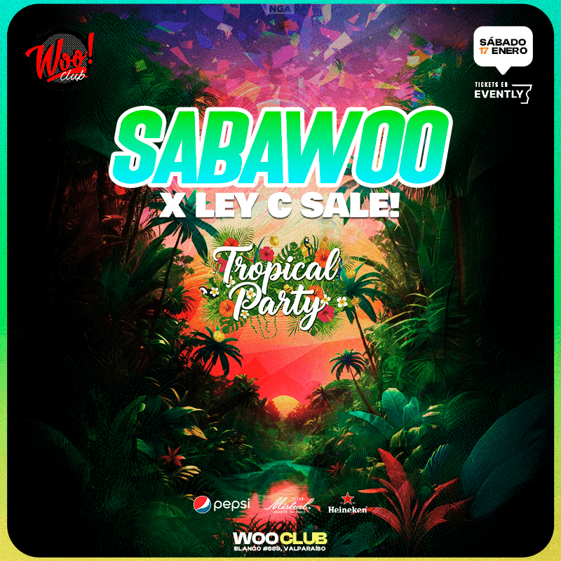 Sabawoo x Ley C Sale Versión Party Tropical image}