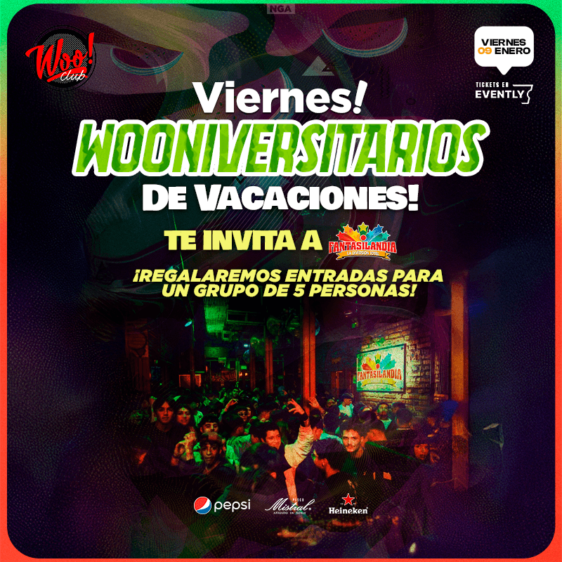 Viernes Wooniversitarios en Vacaciones  image}